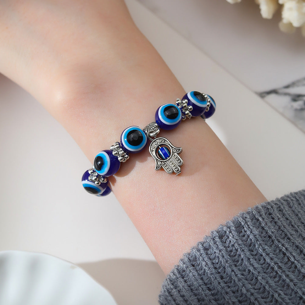 Wholesale Devil Eyes Blue Eyes Vintage Turquoise Bracelet